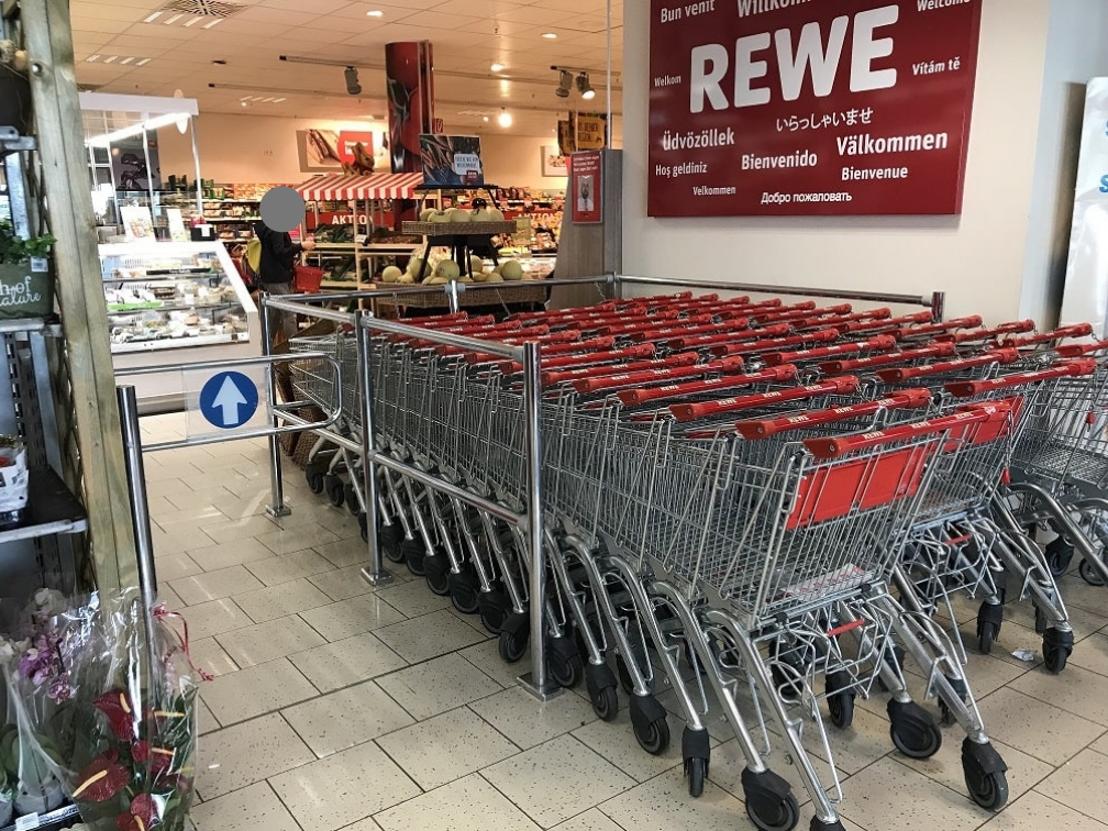 ドイツのローカルスーパーREWE