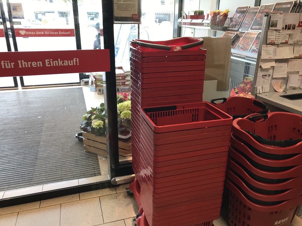 ドイツのローカルスーパーREWE