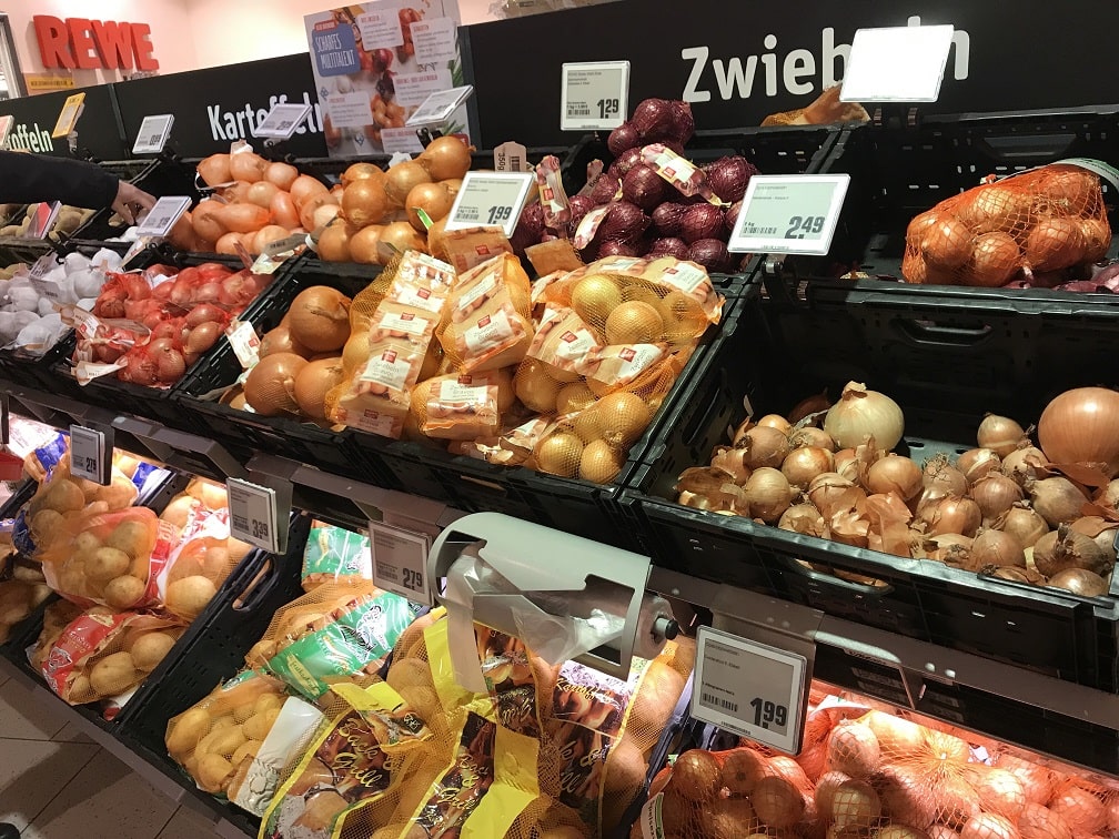 ドイツのローカルスーパーREWE