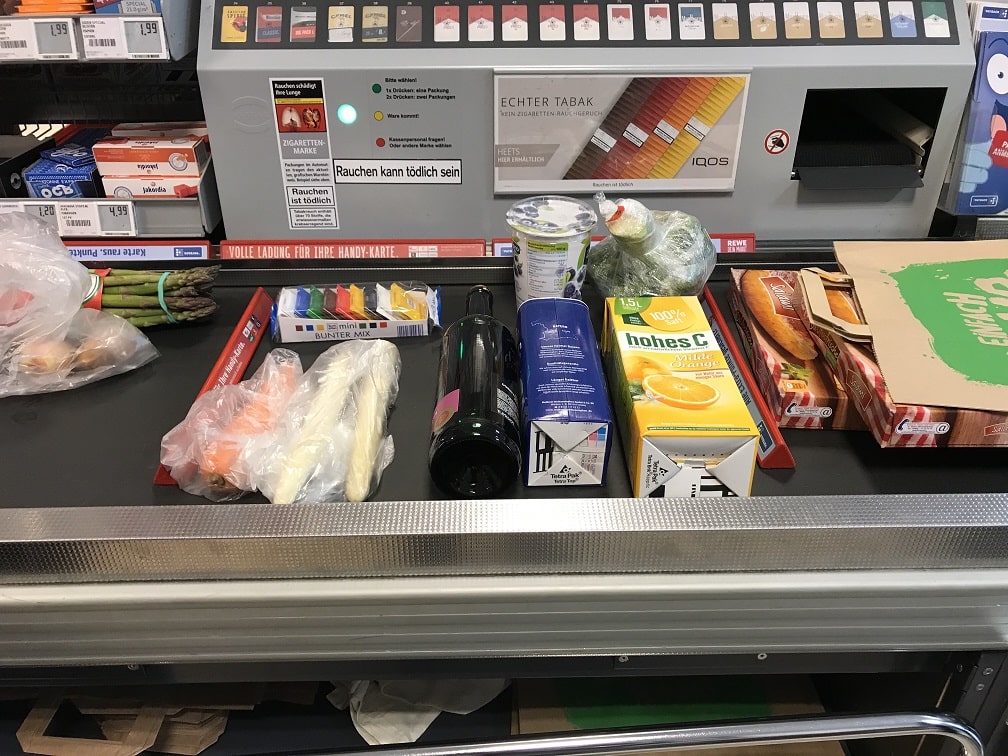 ドイツのローカルスーパーREWE