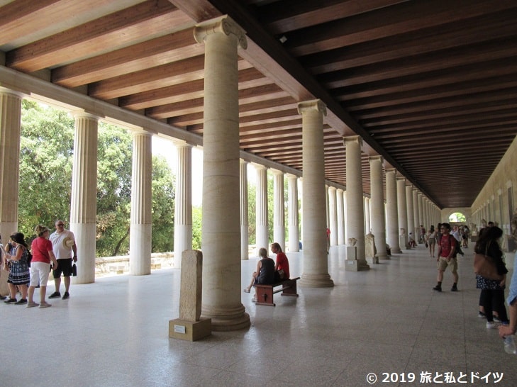 アタロスの柱廊（古代アゴラ博物館）