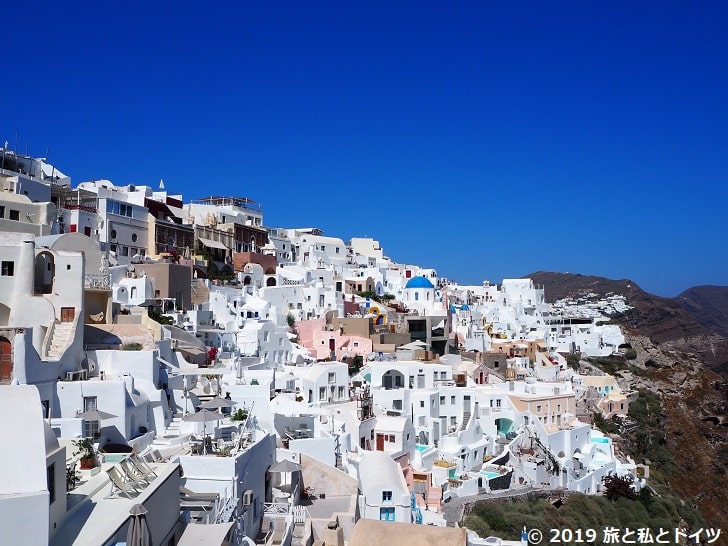 サントリーニの風景