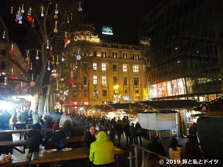 ブダペストのクリスマスマーケット