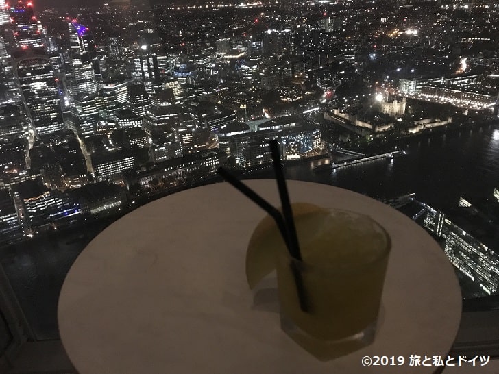 「The Shard」の展望台からの眺望