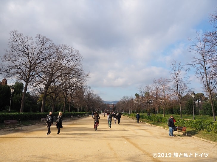 シウタデリャ公園の風景