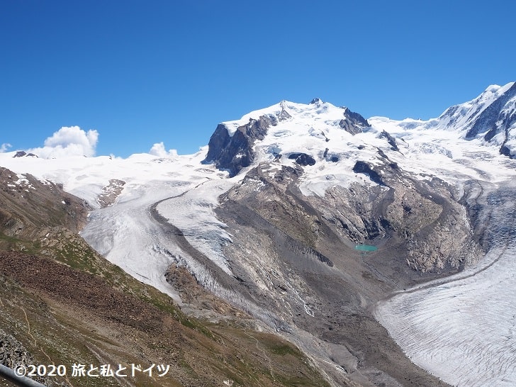 ゴルナーグラート展望台からの景色